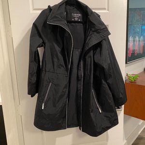 Calvin Klein Rain Jacket with Hidden Hood